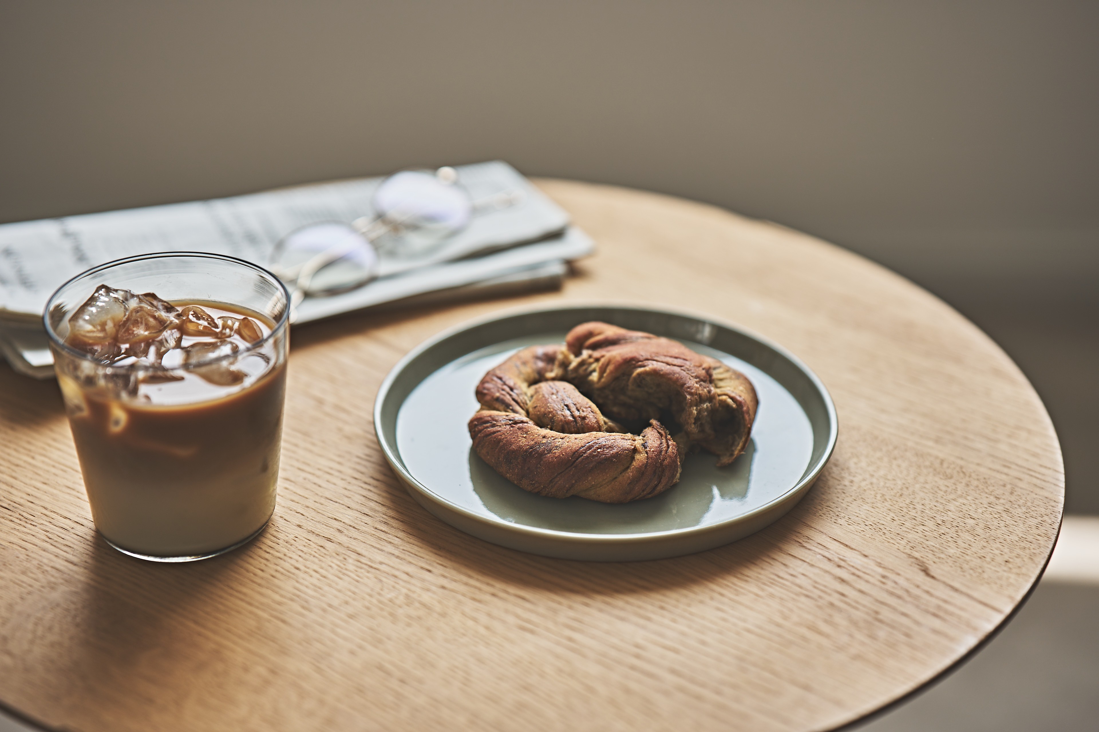 Logo on colored background