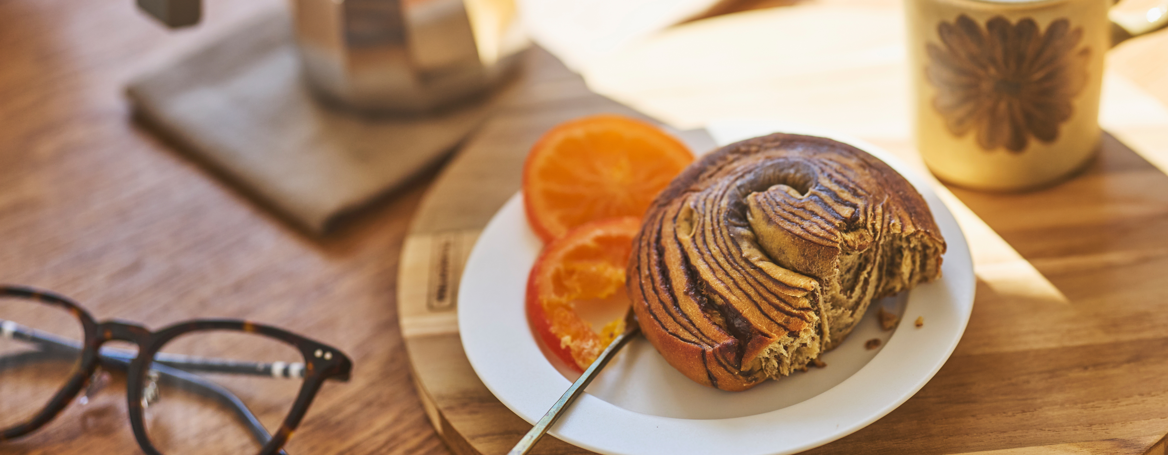 Logo on colored background