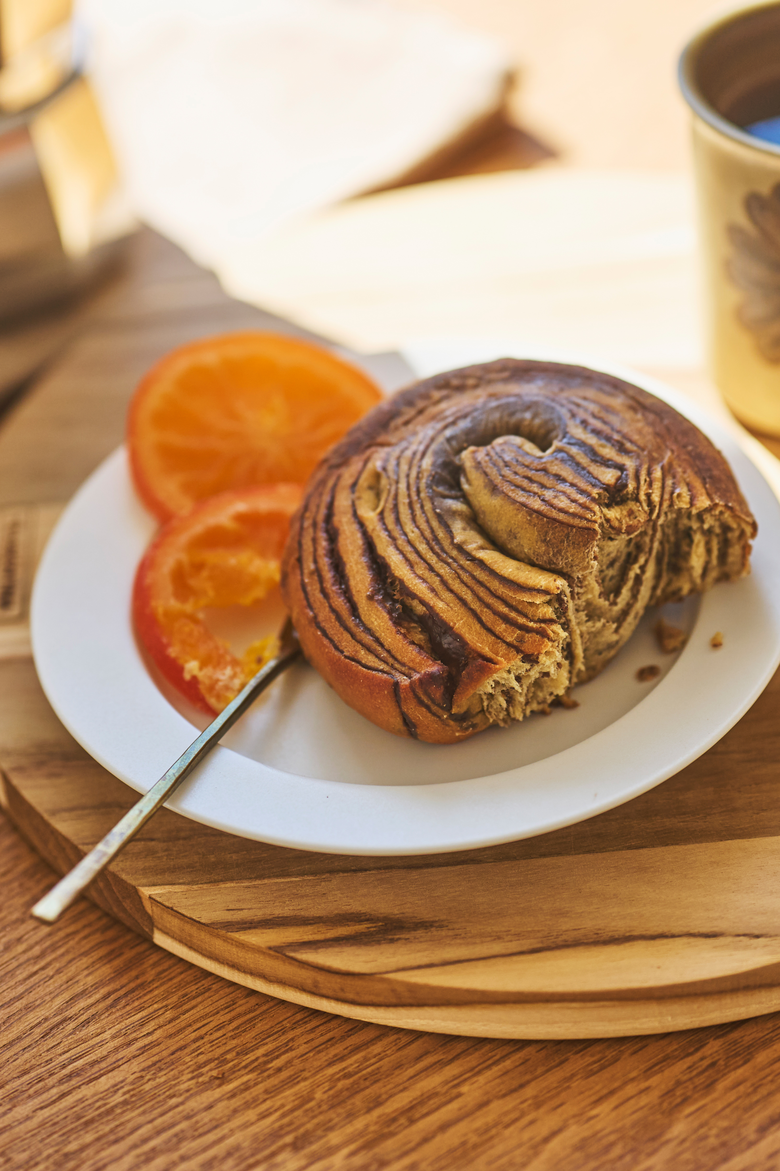 Logo on colored background