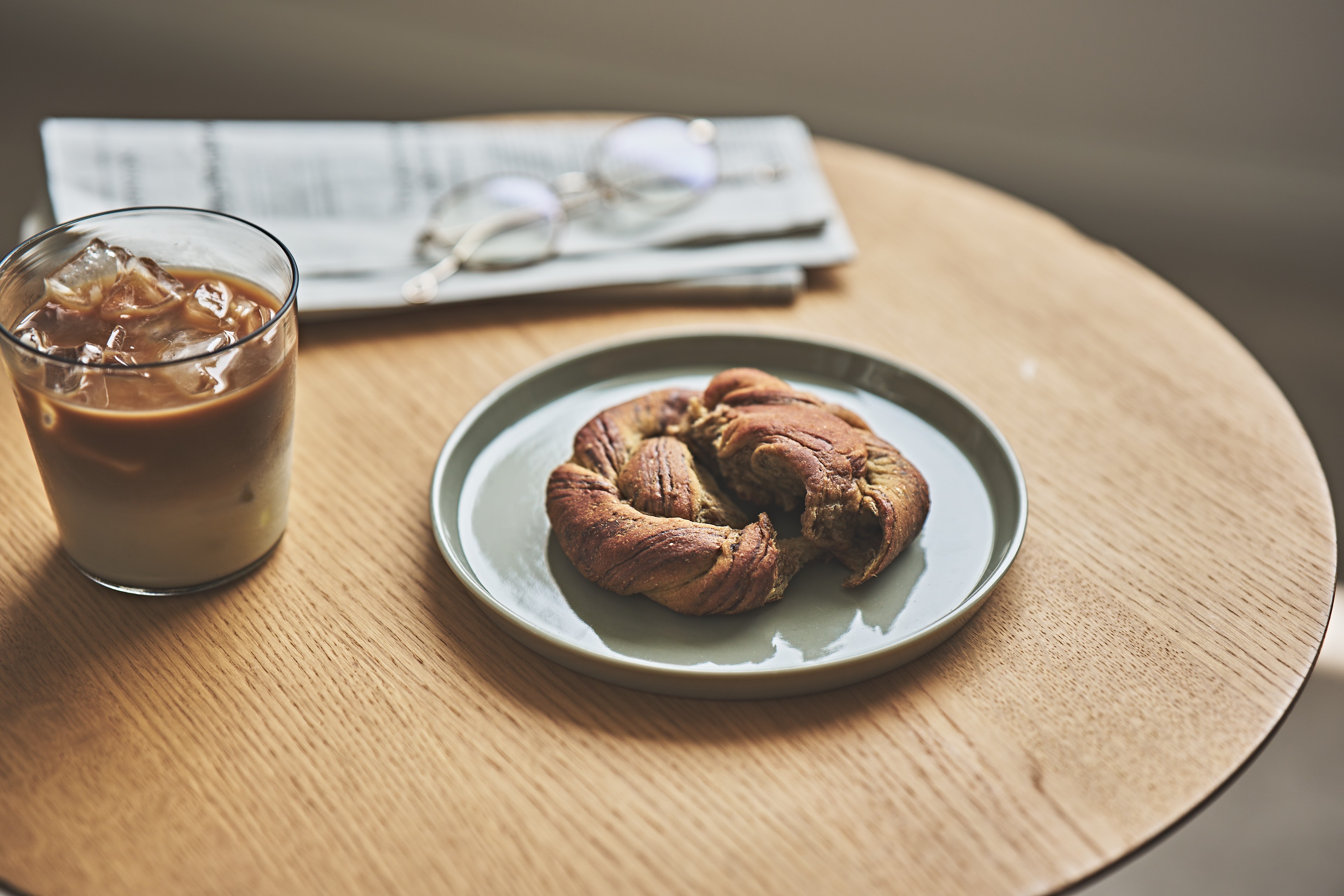 Logo on colored background