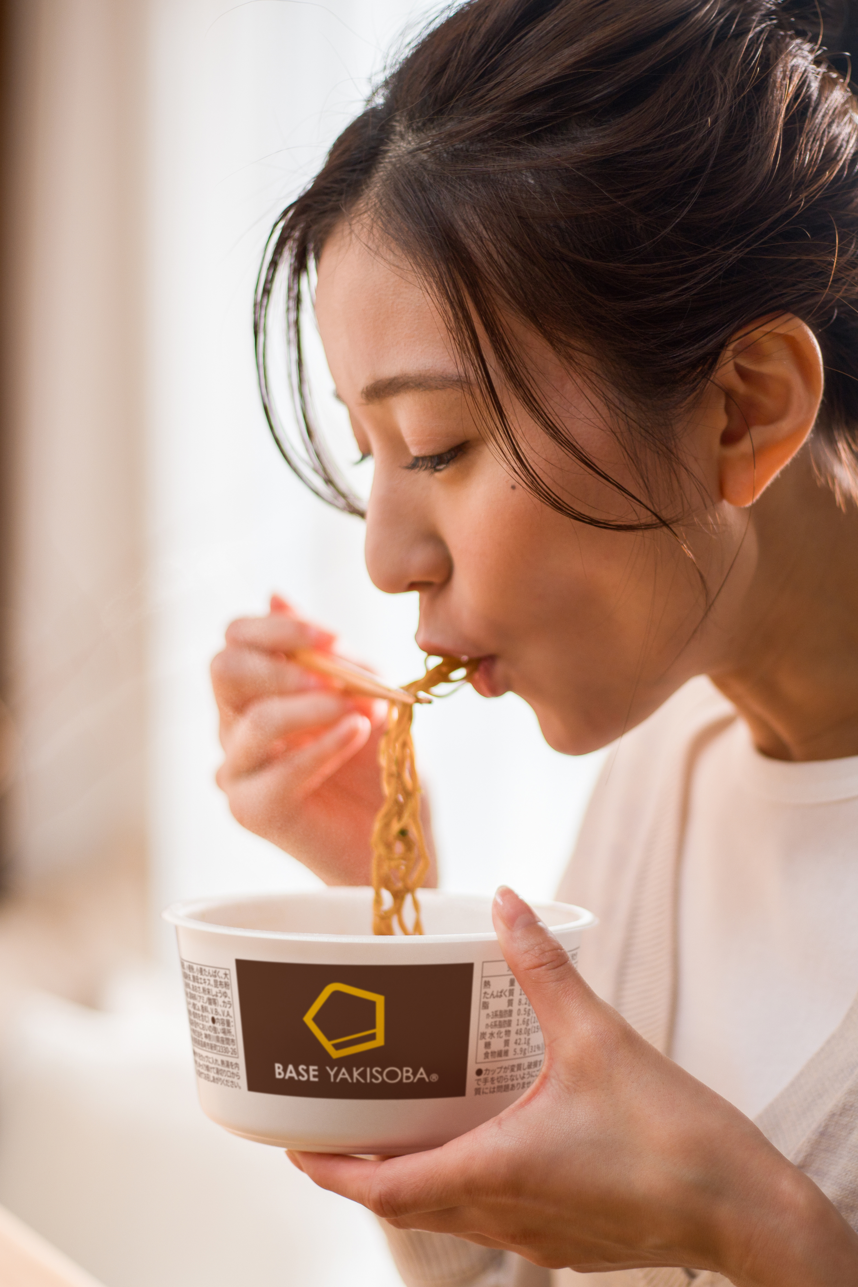 Logo on colored background